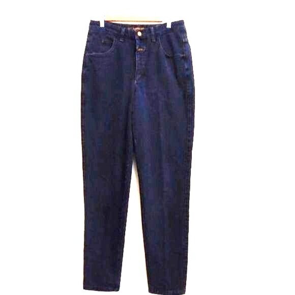 Marithe Francois Girbaud Barrell Luxury Classic Preppy Jeans 11/12 Dark Wash - Picture 1 of 12